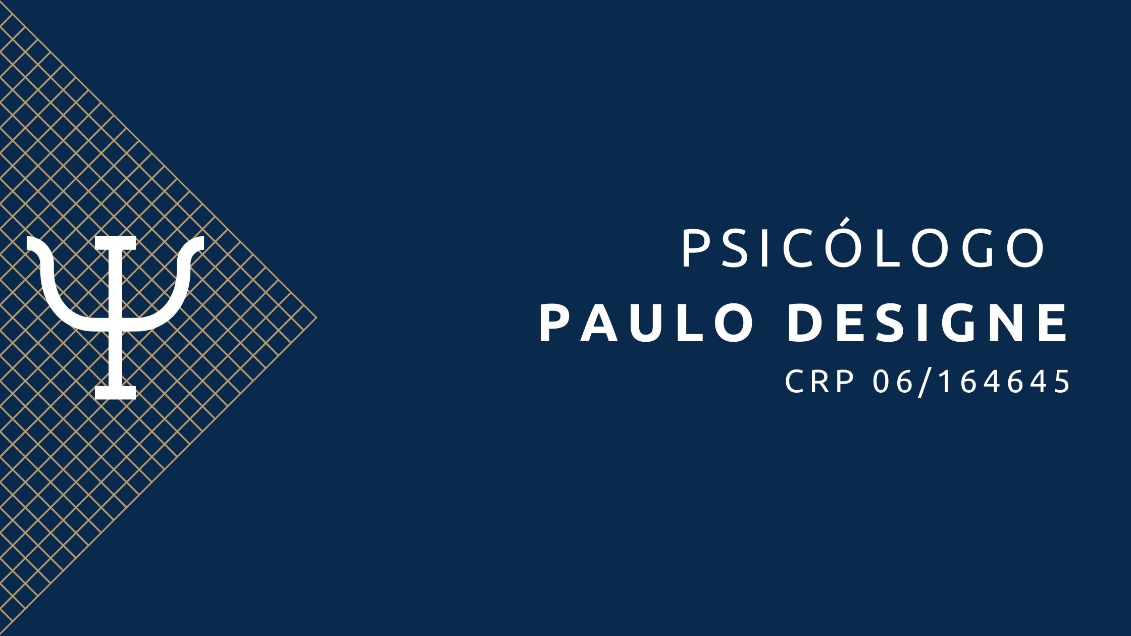 Psicólogo Paulo Designe